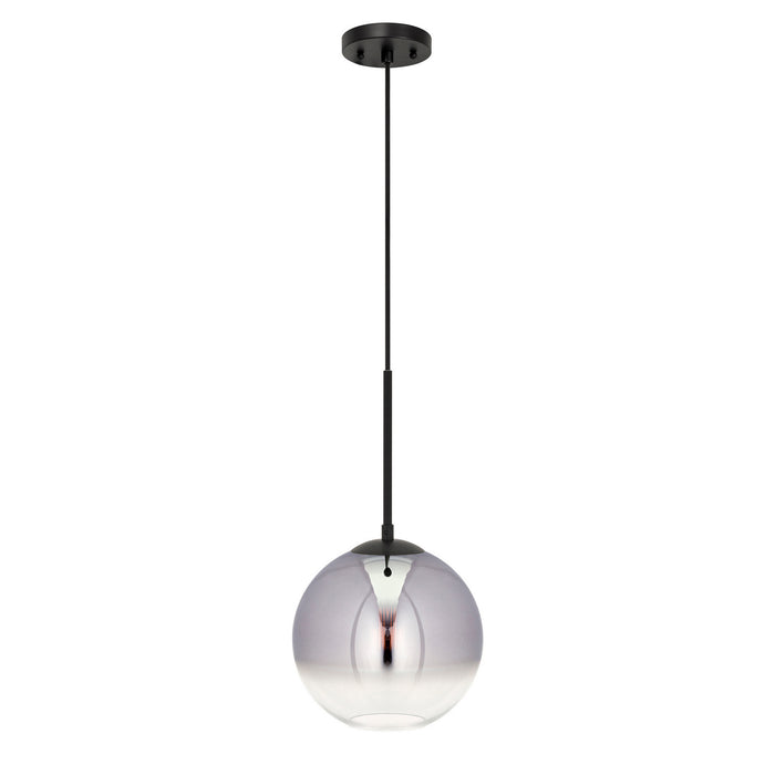 Forte - 2757-01-04 - One Light Pendant - Callisto - Black