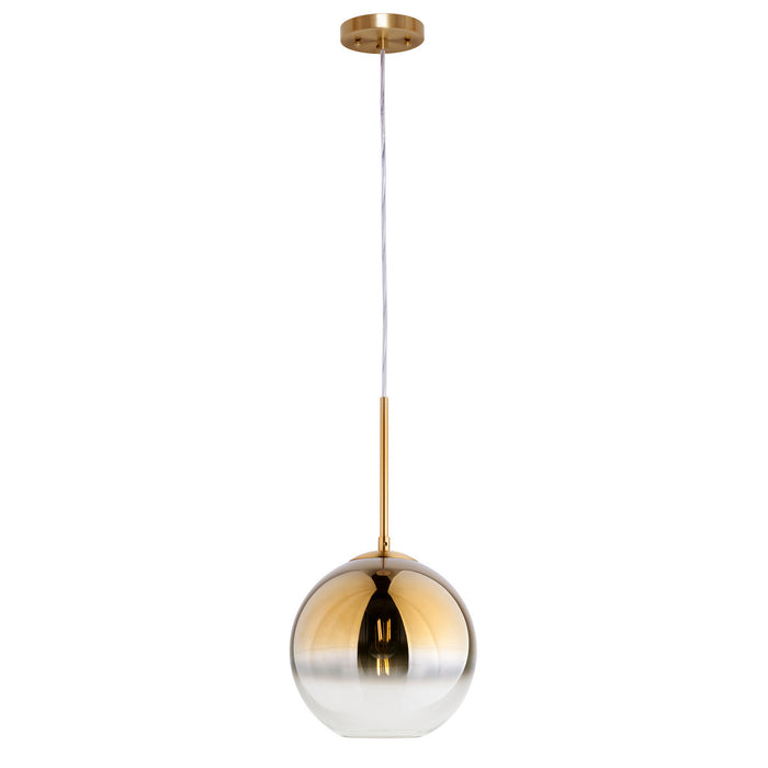 Forte - 2757-01-12 - One Light Pendant - Callisto - Soft Gold