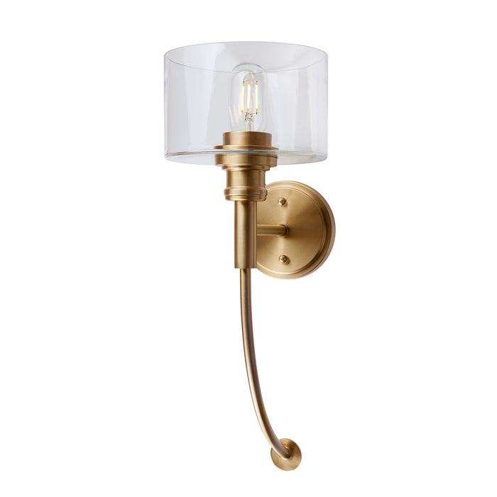 Forte - 5748-01-12 - One Light Wall Sconce - Zane - Soft Gold