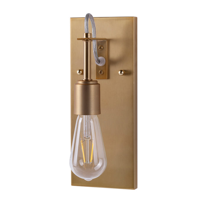 Forte - 7113-01-12 - One Light Wall Sconce - Fergie - Soft Gold