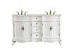 Elegant Lighting - VF10160DAW - Double Bathroom Vanity Set - Danville - Antique White