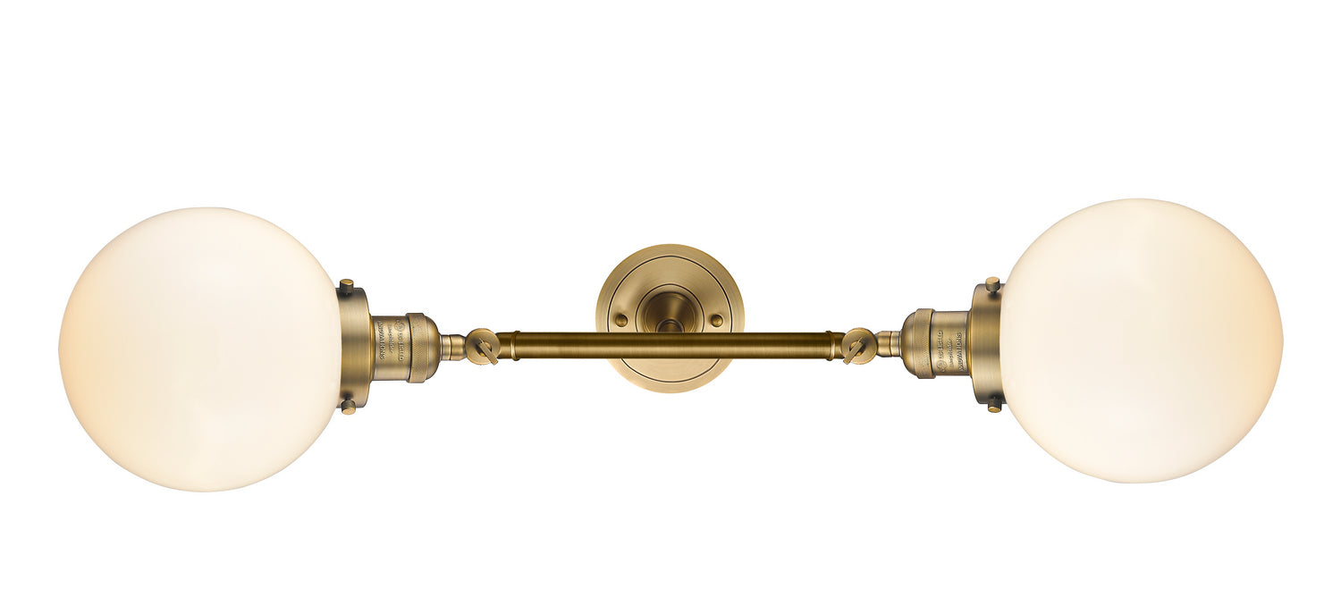 Innovations - 208L-BB-G201-8-LED - LED Bath Vanity - Franklin Restoration - Brushed Brass
