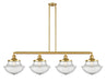 Innovations - 214-SG-G544-LED - LED Island Pendant - Franklin Restoration - Satin Gold