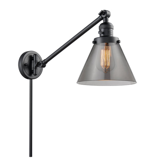 Innovations - 237-BK-G43-LED - LED Swing Arm Lamp - Franklin Restoration - Matte Black