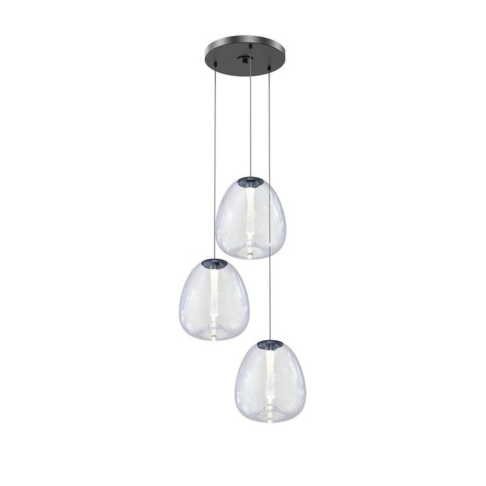 Sonneman - 3074.25 - LED Pendant - Mela™ - Satin Black