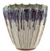 Currey and Company - 1200-0366 - Vase - White with Blue and Purple Drip