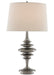 Currey and Company - 6000-0632 - One Light Table Lamp - Black Nickel