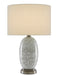 Currey and Company - 6000-0655 - One Light Table Lamp - Gray/Brown/Antique Nickel