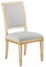 Currey and Company - 7000-0152 - Chair - Ivory/Antique Gold