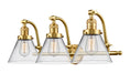 Innovations - 515-3W-SG-G42 - Three Light Bath Vanity - Franklin Restoration - Satin Gold