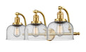 Innovations - 515-3W-SG-G74-LED - LED Bath Vanity - Franklin Restoration - Satin Gold