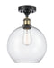 Innovations - 516-1C-BAB-G122-10-LED - LED Semi-Flush Mount - Ballston - Black Antique Brass