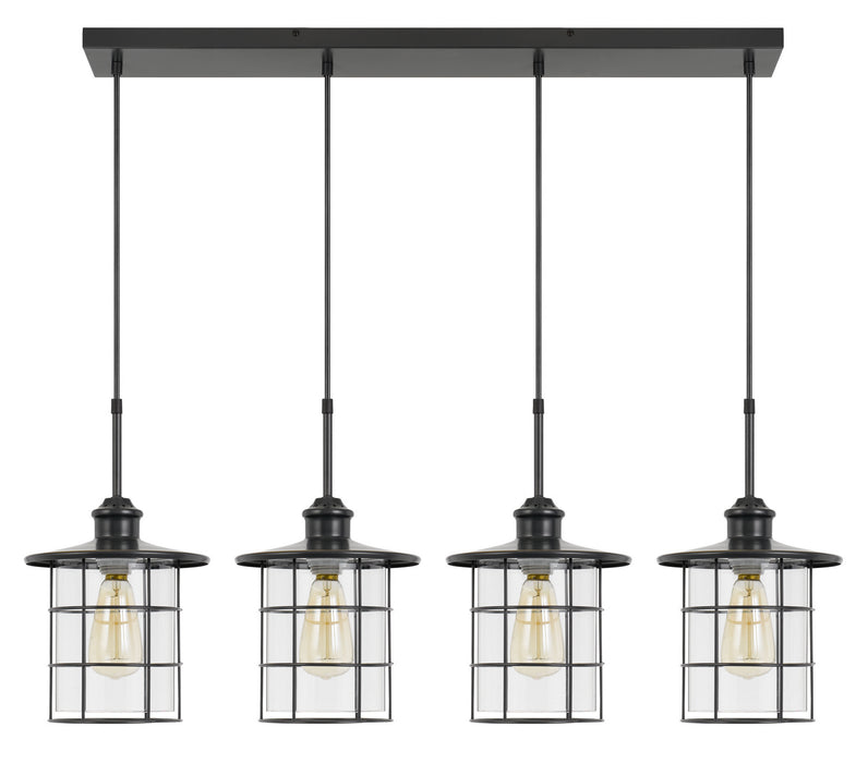 Cal Lighting - FX-2668-4P - Four Light Pendant - Silverton - Dark Bronze