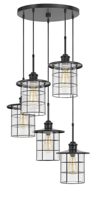 Cal Lighting - FX-2668-5P - Five Light Pendant - Silverton - Dark Bronze