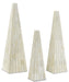 Currey and Company - 1200-0198 - Obelisk Set - White