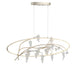 Zeev Lighting - CD10290-LED-SL-AG - LED Chandelier - Orchard - Sliver Leaf With Antique Gold And Crystal