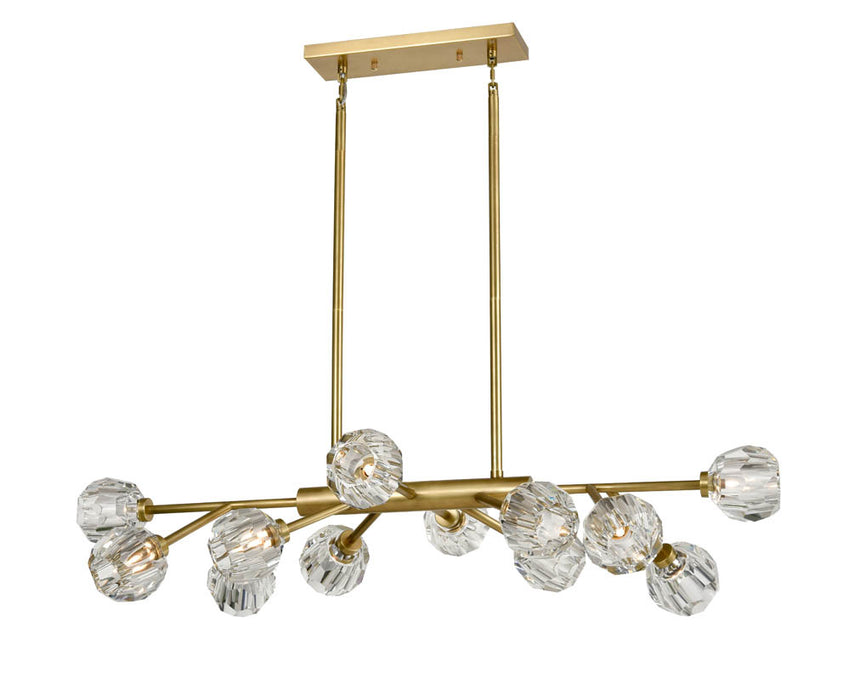 Zeev Lighting - CD10311-12-AGB - LED Chandelier - Parisian - Aged Brass