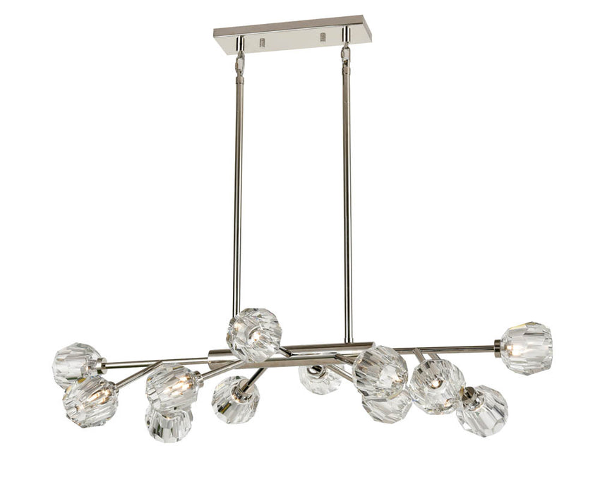 Zeev Lighting - CD10312-12-PN - LED Chandelier - Parisian - Polished Nickel