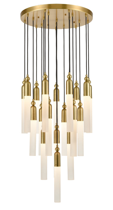 Zeev Lighting - CD10320-19-AGB - Chandelier - Fusion - Aged Brass