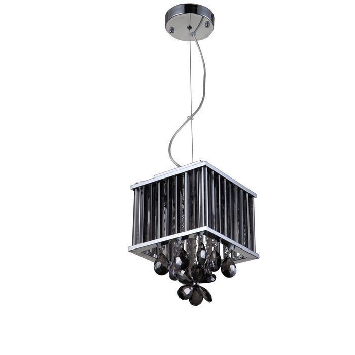 Zeev Lighting - MP40020-4-CH-SM - Mini Pendant - Easton - Chrome With Smoke Crystal