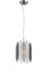 Zeev Lighting - MP40026-1-CH-SMF - Mini Pendant - Stratus - Chrome Frame Smoke & Frosted Glass