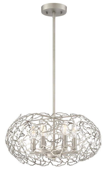 Zeev Lighting - P30039-6-SN - Pendant - Helios - Satin Nickel