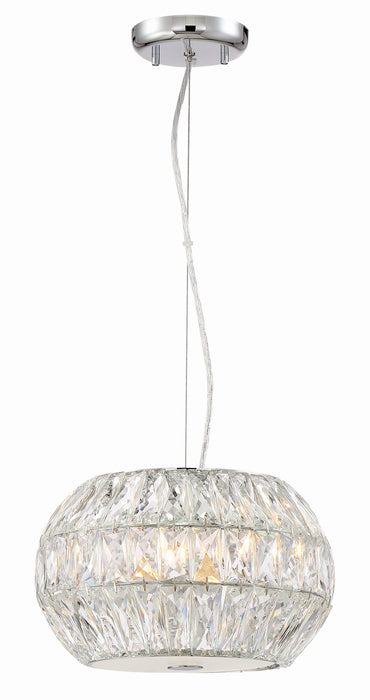 Zeev Lighting - P30079-5-CH - Pendant - Lunar - Chrome With Crystal