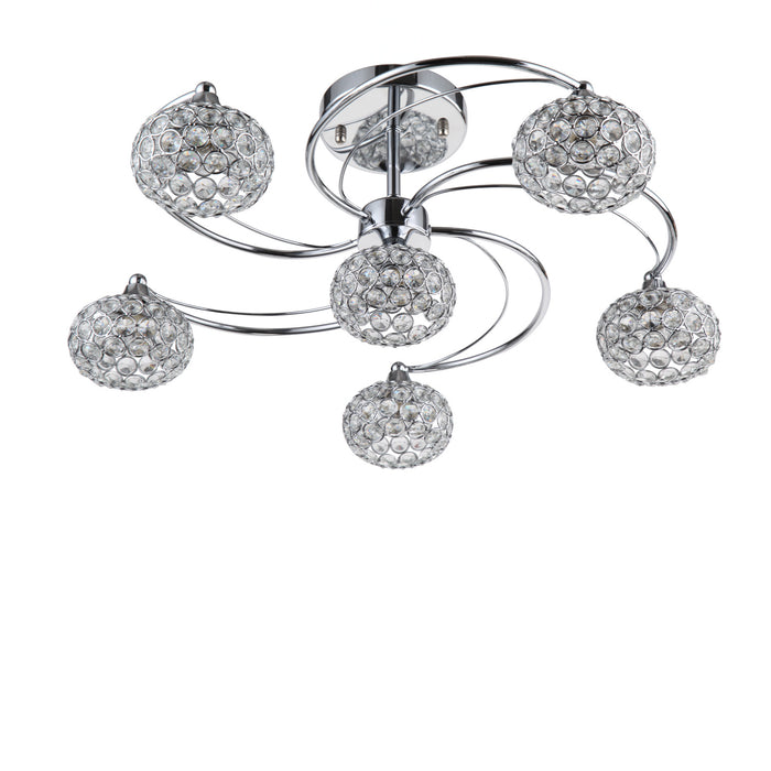 Zeev Lighting - SF50005-6-CH - Semi Flush - Kent - Chrome