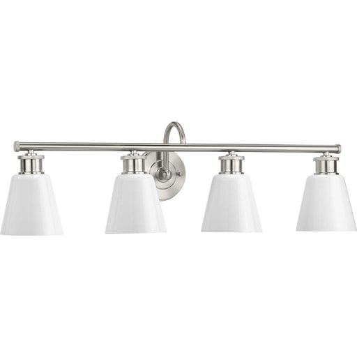 Progress Lighting - P300317-009 - Four Light Bath Bracket - Ashford - Brushed Nickel