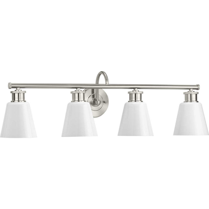 Progress Lighting - P300317-009 - Four Light Bath Bracket - Ashford - Brushed Nickel