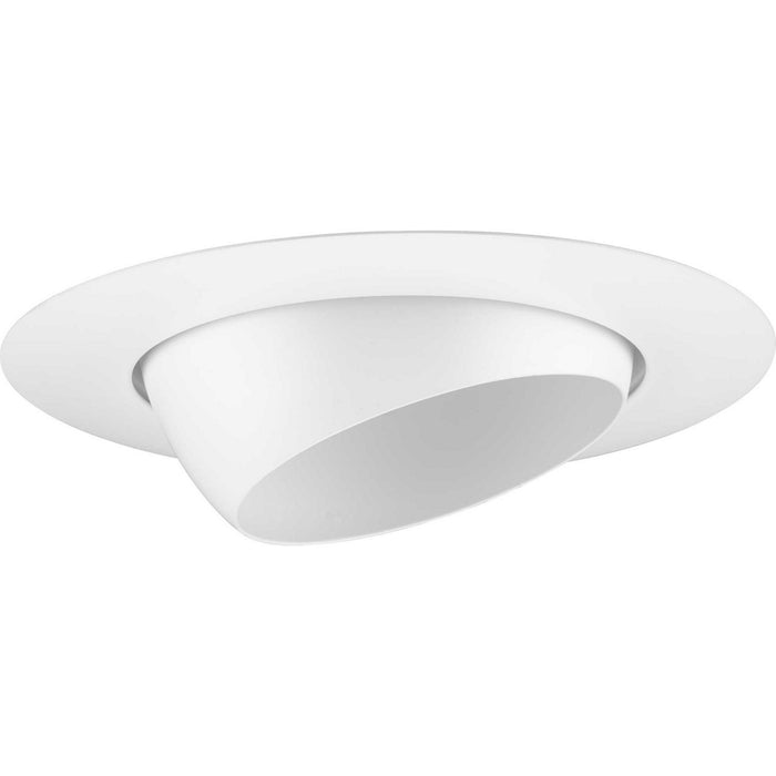 Progress Lighting - P800020-028 - One Light Recessed Trim - 6`` Eyeball Trim for 6`` Housing - Satin White