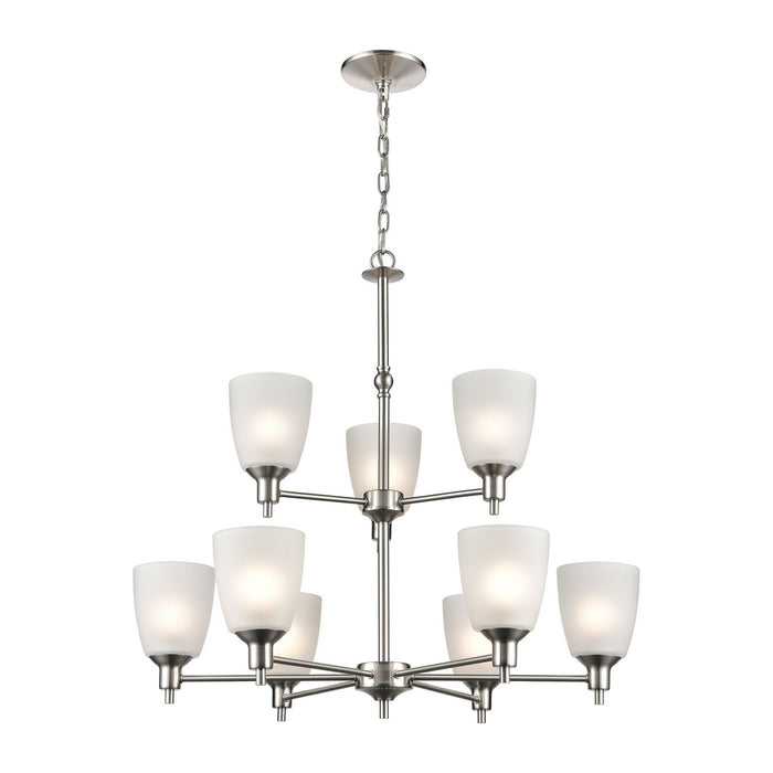 ELK Home - 1309CH/20 - Nine Light Chandelier - Jackson - Brushed Nickel