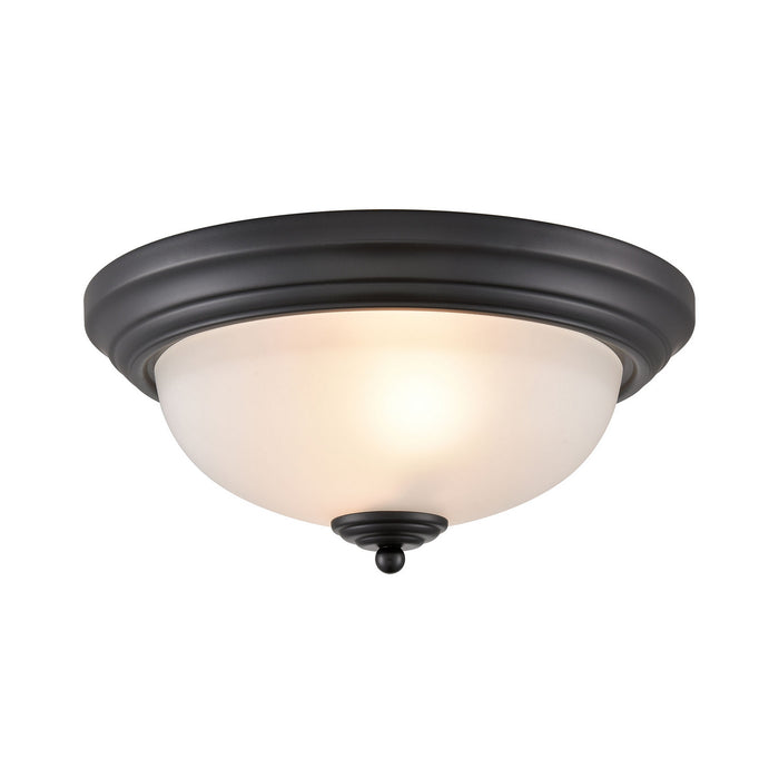 ELK Home - 7003FM/60 - Two Light Flush Mount - Ceiling Essentials - Black