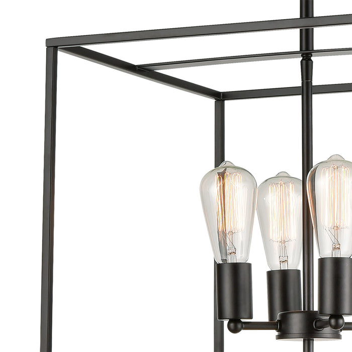 Eight Light Pendant from the Williamsport collection in Oil Rubbed Bronze finish