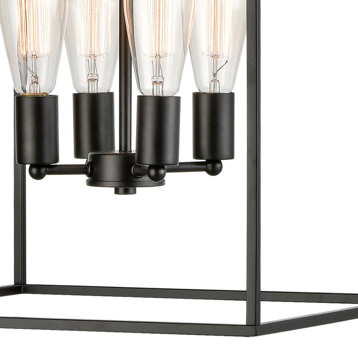 Eight Light Pendant from the Williamsport collection in Oil Rubbed Bronze finish