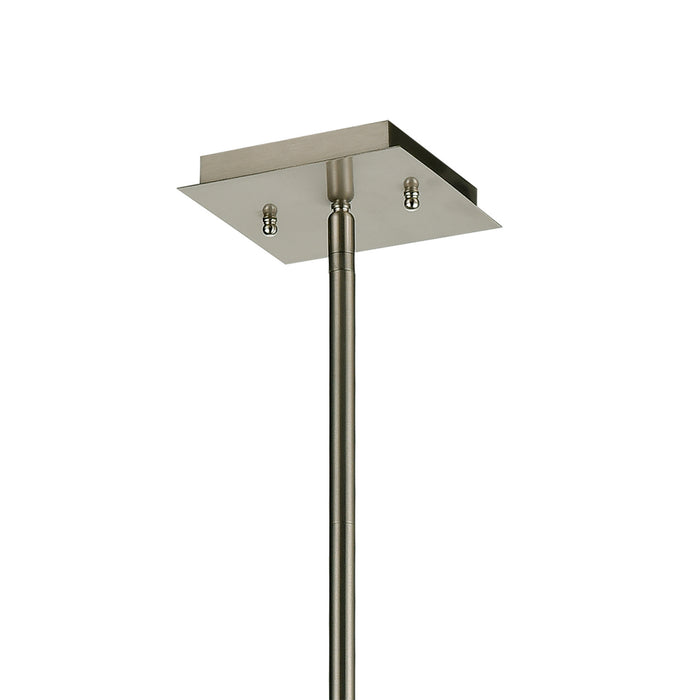 Eight Light Pendant from the Williamsport collection in Brushed Nickel finish