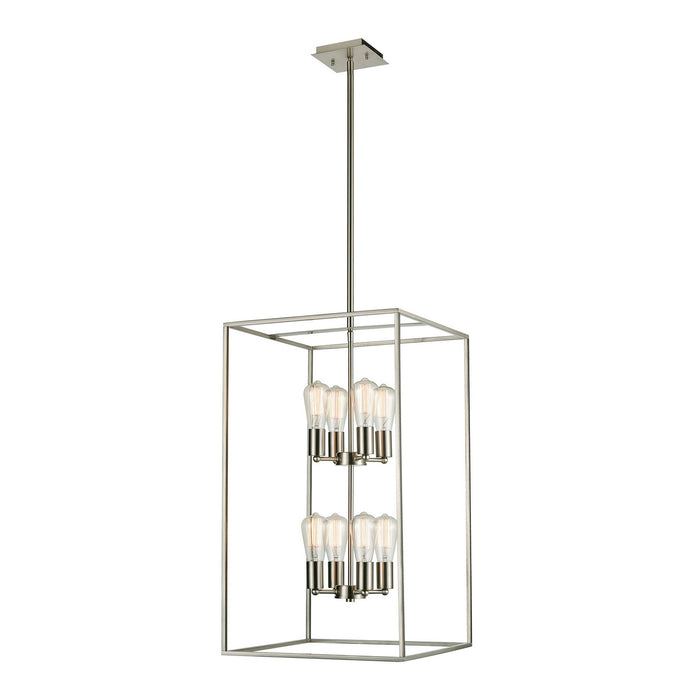 ELK Home - CN150882 - Eight Light Pendant - Williamsport - Brushed Nickel