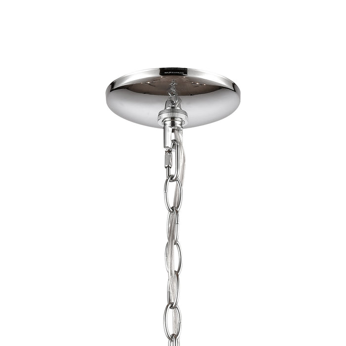 Five Light Chandelier from the Oakland collection in Chrome finish