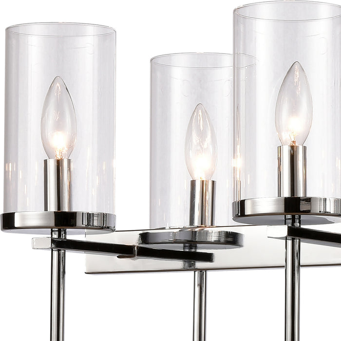 Eight Light Pendant from the Oakland collection in Chrome finish