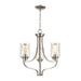 ELK Home - CN300322 - Three Light Chandelier - Market Square - Brushed Nickel