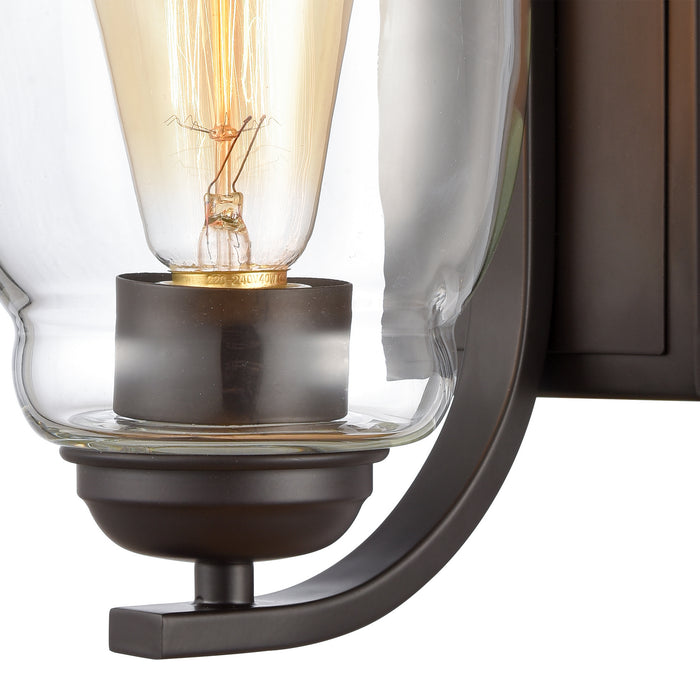 One Light Wall Sconce from the Calistoga collection in Oil Rubbed Bronze finish