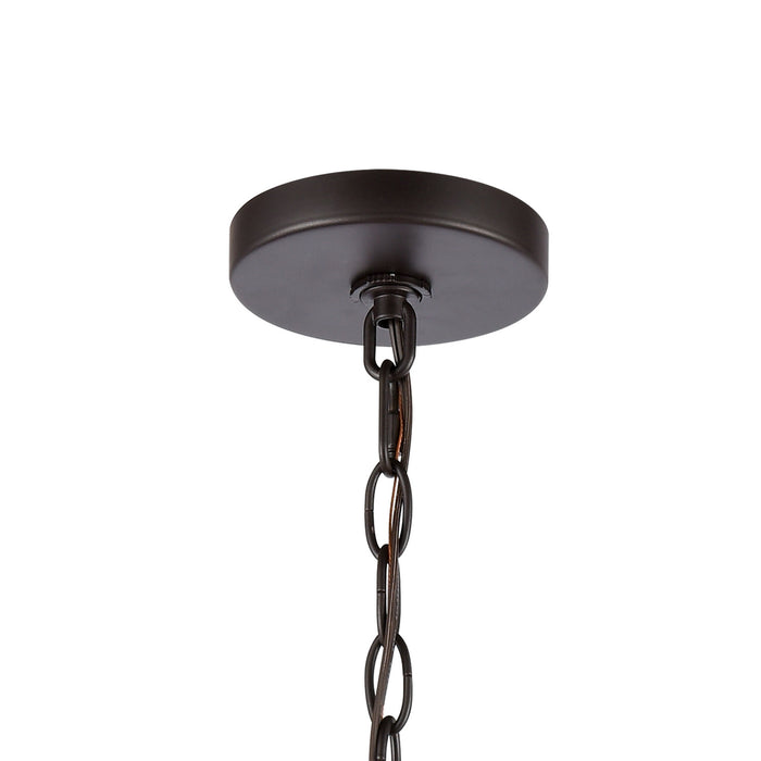 Three Light Chandelier from the Calistoga collection in Oil Rubbed Bronze finish