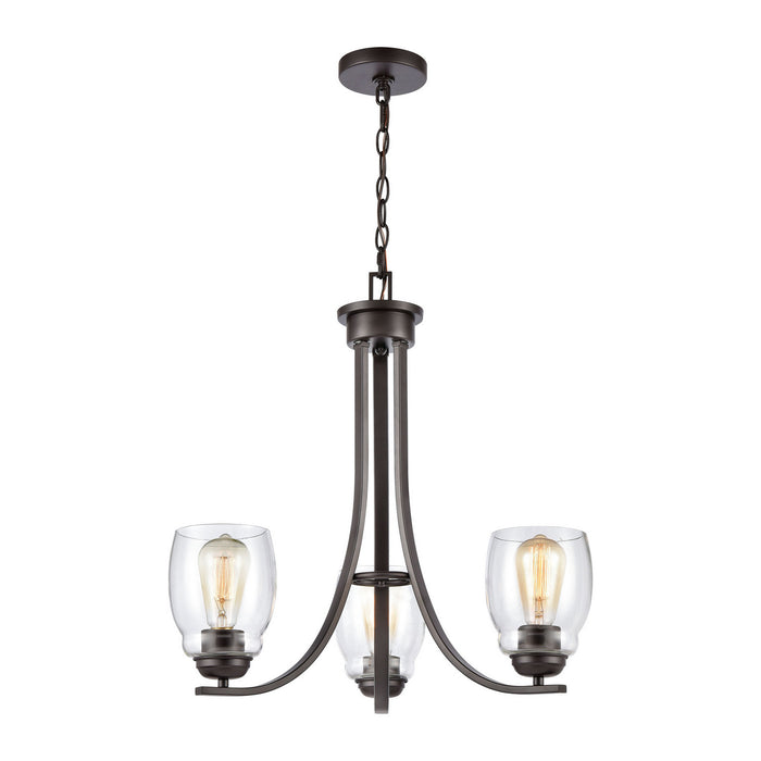 ELK Home - CN320321 - Three Light Chandelier - Calistoga - Oil Rubbed Bronze