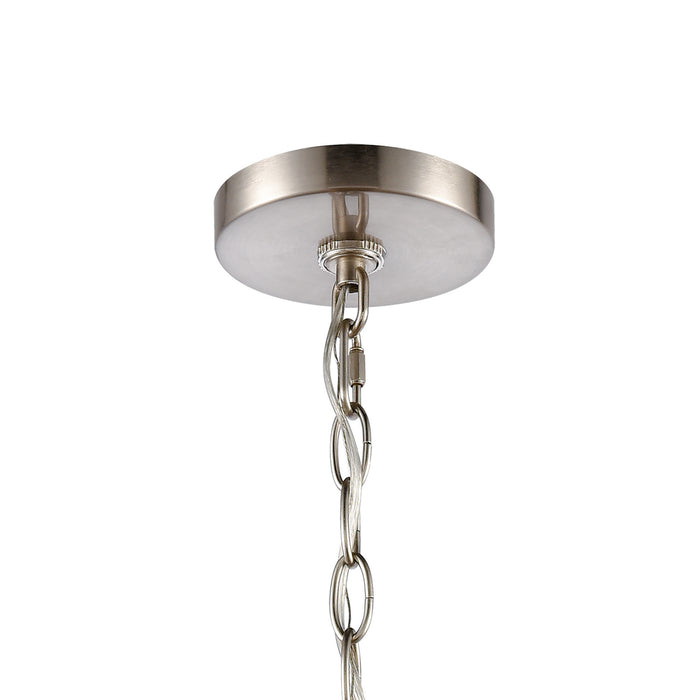 Three Light Pendant from the Calistoga collection in Brushed Nickel finish