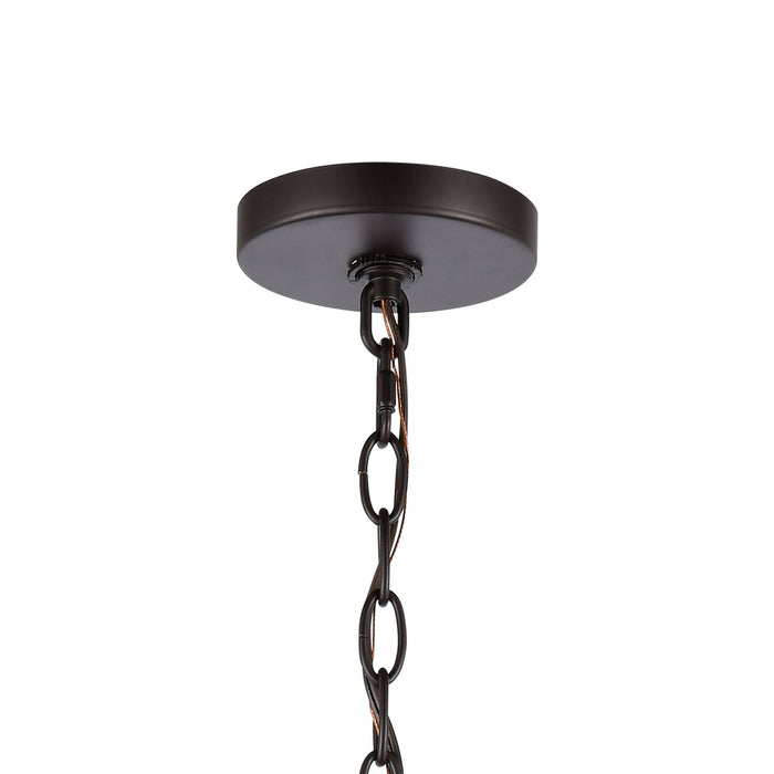 Five Light Chandelier from the Calistoga collection in Oil Rubbed Bronze finish