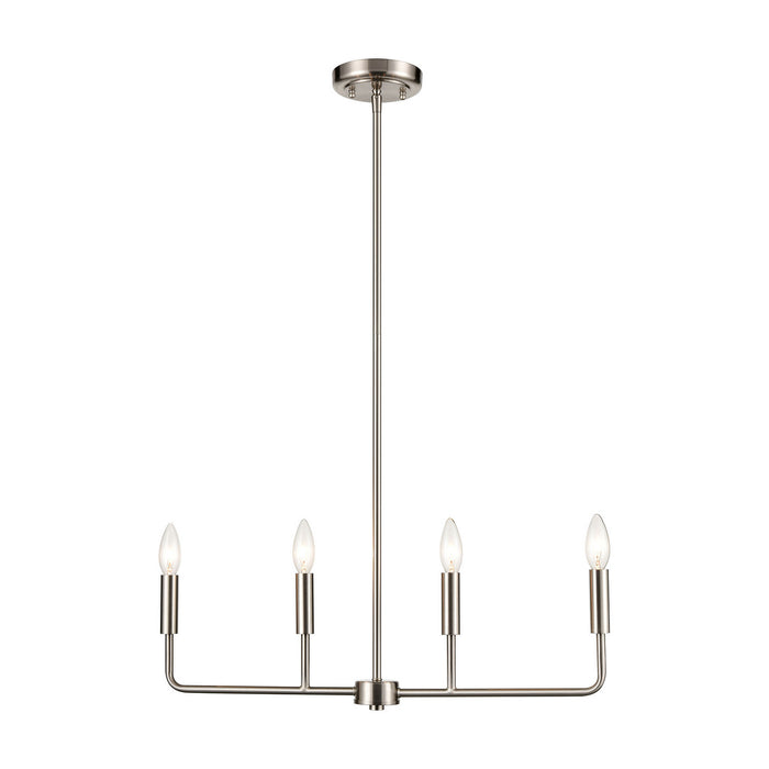 ELK Home - CN330422 - Four Light Chandelier - Park Slope - Brushed Nickel