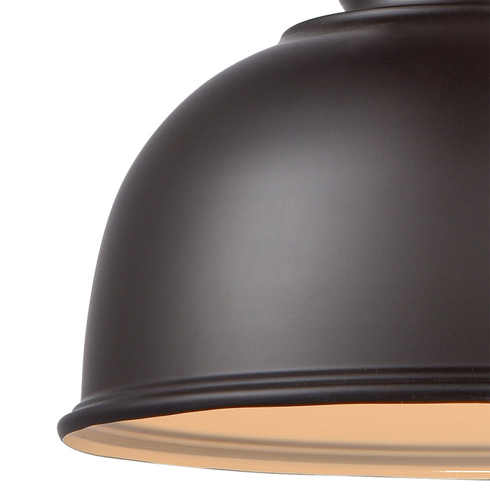 One Light Outdoor Pendant from the Cedar Park collection in Oil Rubbed Bronze finish