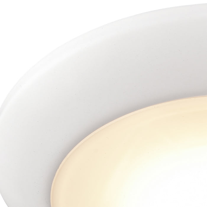 LED Flush Mount from the Plandome collection in White finish