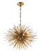 Zeev Lighting - CD10158-12-AGB - Chandelier - Burst - Aged Brass