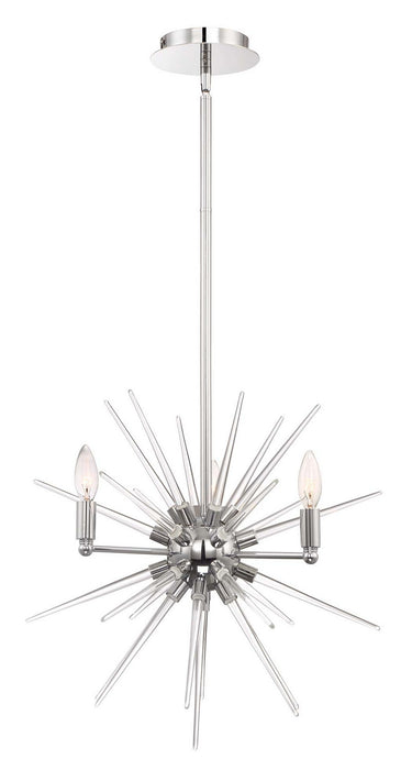 Zeev Lighting - CD10178-4-CH - Chandelier - Pulsar - Chrome With Clear Glass